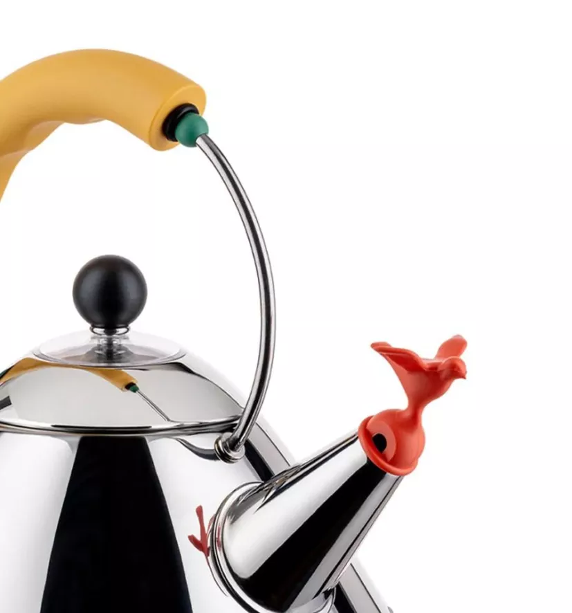 Alessi 9093/1 By Michael Graves Fluitketel Small Geel 6 Alessi 9093/1 By Michael Graves Fluitketel Small Geel - Afbeelding 6