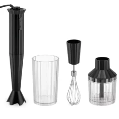 Alessi Plissé Handmixer Zwart