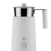 Alessi Plissé Melkopschuimer Wit