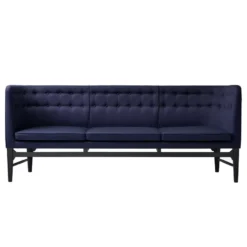 &tradition Mayor Bank Zwart Gelakt Eiken, Bekleding Balder 3 782