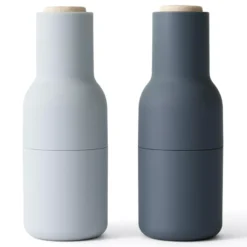 Audo Copenhagen Bottle Grinder Peper- En Zoutmolen Blues Beuken