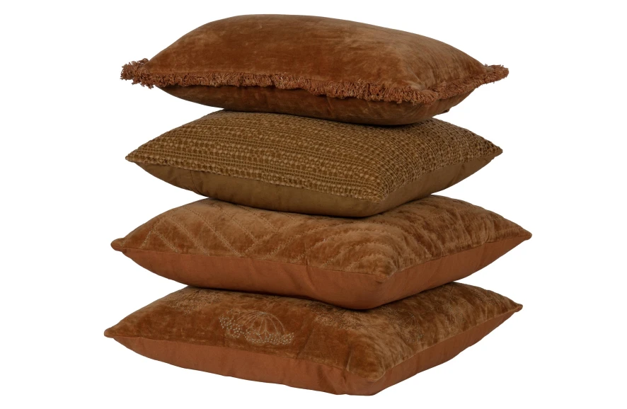 BePureHome Grainy Kussen 45x45 Coffee 2 BePureHome Grainy Kussen 45x45 Coffee - Afbeelding 2