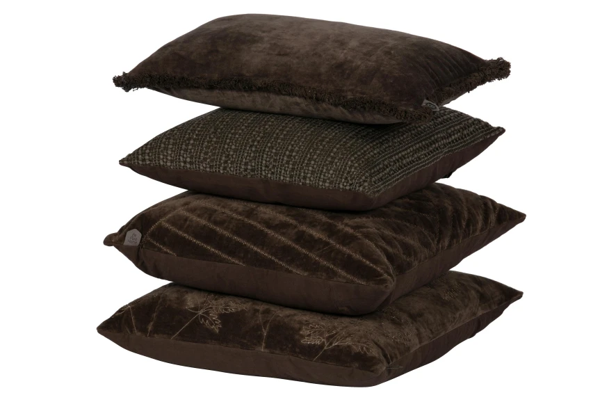 BePureHome Grainy Kussen 45x45 Coffee 7 BePureHome Grainy Kussen 45x45 Coffee - Afbeelding 7