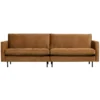 BePureHome Rodeo Velvet Classic Bank 3 Zits Honing Geel