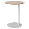Bolia Pillar Bijzettafel Ø45 Geolied Eiken,grijs Gelakt Staal