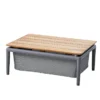 Cane-Line Conic Box Salontafel 74x52 Lichtgrijs