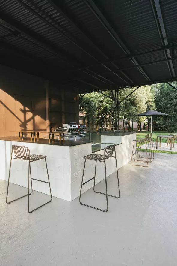 Emu Riviera Barkruk Mat Wit 4 Emu Riviera Barkruk Mat Wit - Afbeelding 4