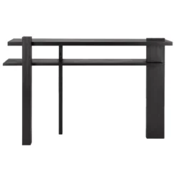 Ethnicraft Abstract Sidetable Teak Zwart