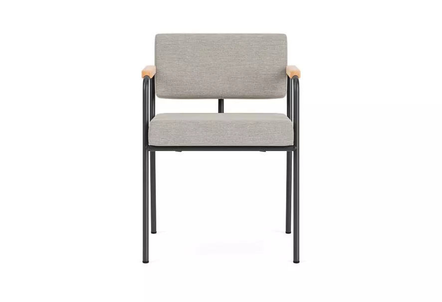 FÉST Monday Stoel Met Armleuning Zwart/naturel Sydney 22 Beige 7 FÉST Monday Stoel Met Armleuning Zwart/naturel Sydney 22 Beige - Afbeelding 7