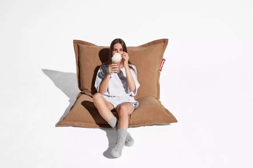 Fatboy Original Slim Cord Zitzak Diepblauw 15 Fatboy Original Slim Cord Zitzak Diepblauw - Afbeelding 15