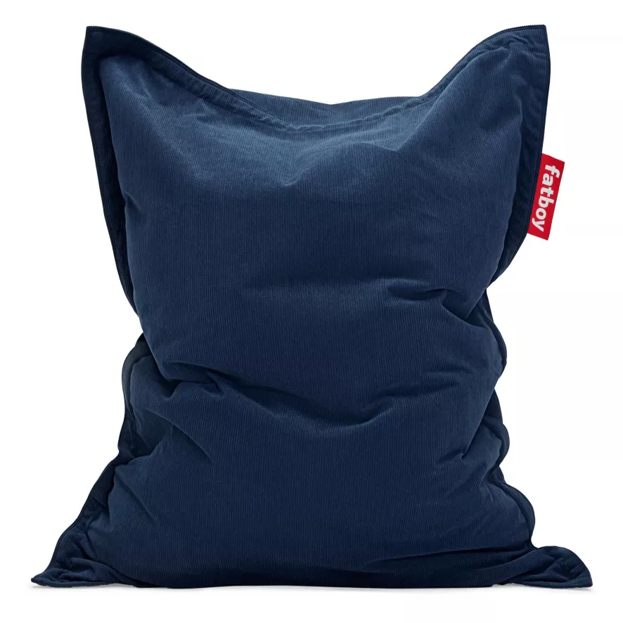 Fatboy Original Slim Cord Zitzak Diepblauw 1 Fatboy Original Slim Cord Zitzak Diepblauw