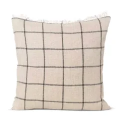 Ferm Living Calm Kussen 48x48 Camel/Black
