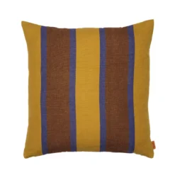 Ferm Living Grand Kussen 50x50 Lime/Bright Blue/Choco