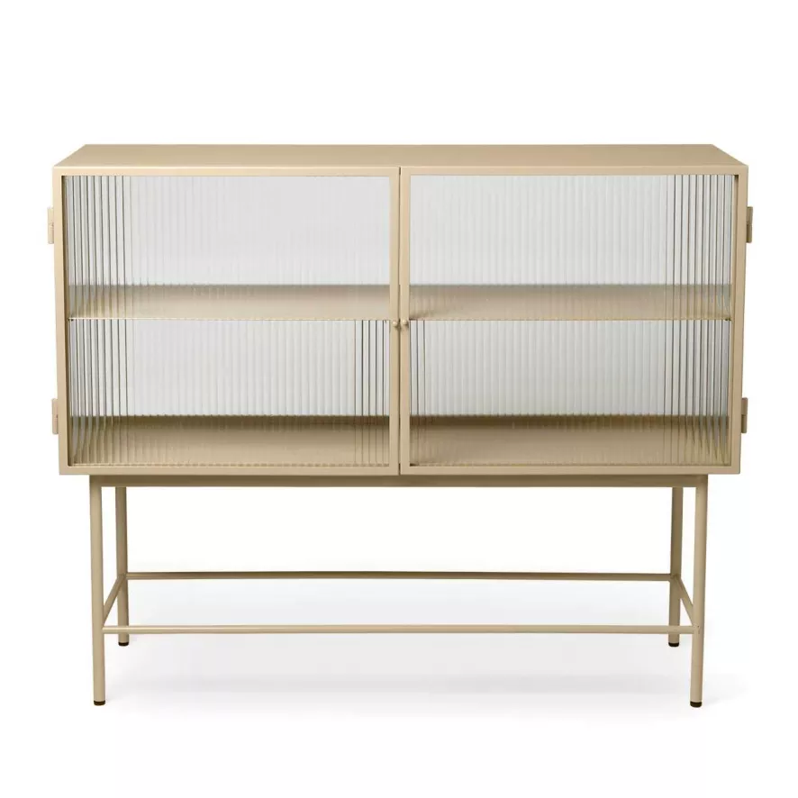 Ferm Living Haze Dressoir Reeded Glas Zwart 12 Ferm Living Haze Dressoir Reeded Glas Zwart - Afbeelding 12