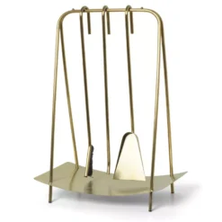 Ferm Living Port Openhaardset Messing