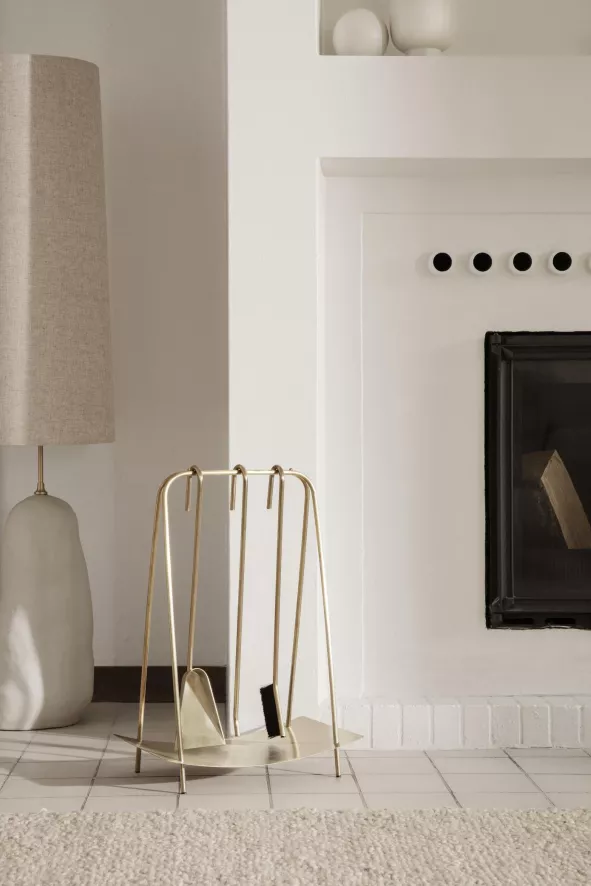 Ferm Living Port Openhaardset Messing 4 Ferm Living Port Openhaardset Messing - Afbeelding 4