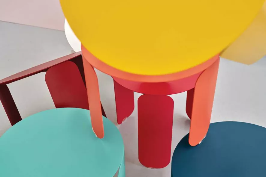 Fermob Bebop Salontafel Ø 80cm Ice Mint 13 Fermob Bebop Salontafel Ø 80cm Ice Mint - Afbeelding 13