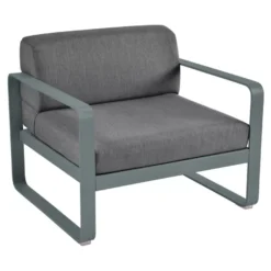Fermob Bellevie Fauteuil Kussen Antraciet Storm Grey