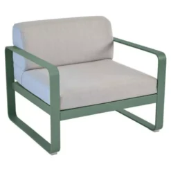 Fermob Bellevie Fauteuil Kussen Flannelgrijs Cedar Green