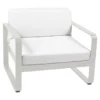 Fermob Bellevie Fauteuil Kussen Wit Clay Grey