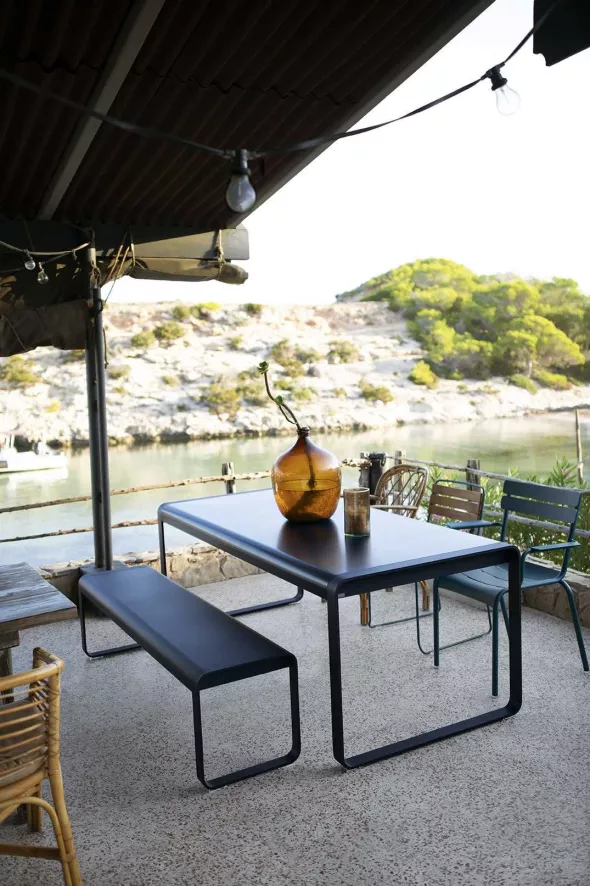 Fermob Bellevie Tuintafel 196x90 Cotton White 3 Fermob Bellevie Tuintafel 196x90 Cotton White - Afbeelding 3