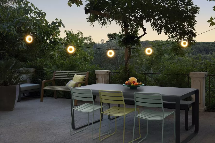 Fermob Bellevie Tuintafel 196x90 Cotton White 10 Fermob Bellevie Tuintafel 196x90 Cotton White - Afbeelding 10