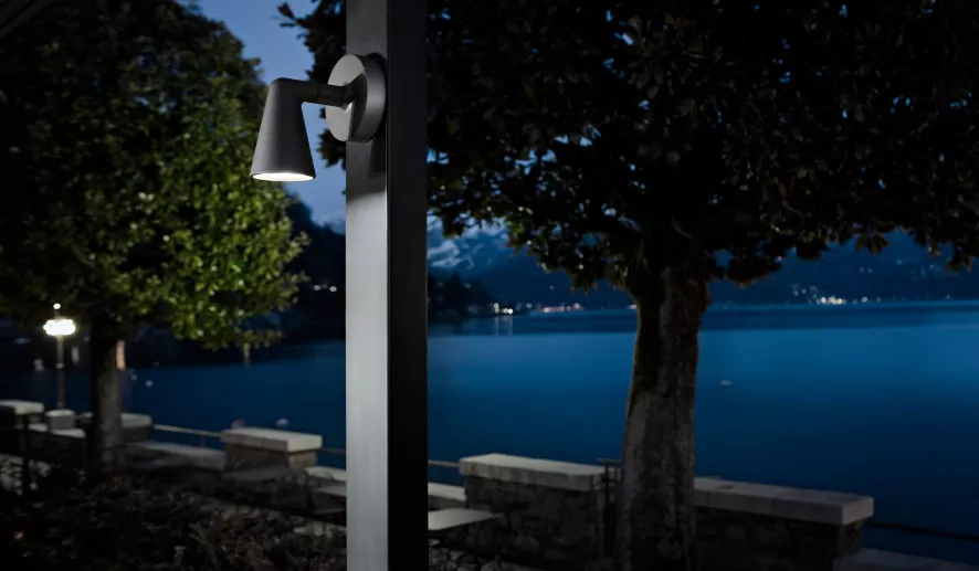 Flos Belvedere Spot Wandlamp LED Grijs 2 Flos Belvedere Spot Wandlamp LED Grijs - Afbeelding 2