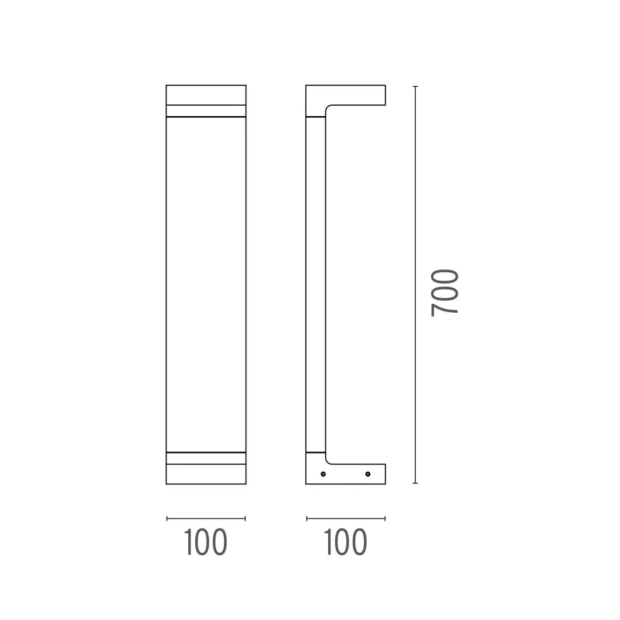 Flos Casting C 100x700 Sokkellamp LED 2700K Grijs 2 Flos Casting C 100x700 Sokkellamp LED 2700K Grijs - Afbeelding 2