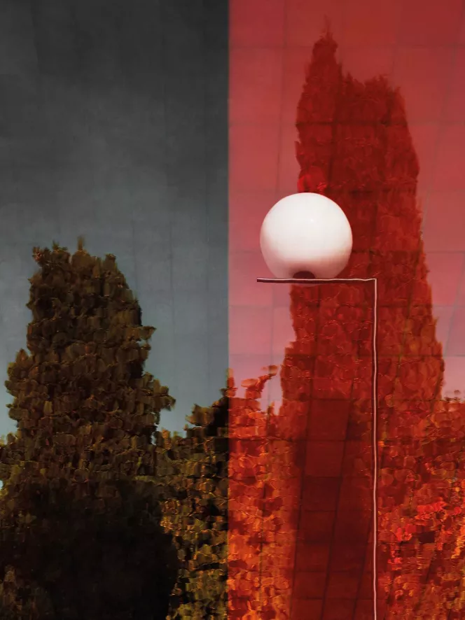 Flos IC Lights F1 Outdoor Vloerlamp Rood, Voet Zwart Lava 11 Flos IC Lights F1 Outdoor Vloerlamp Rood, Voet Zwart Lava - Afbeelding 11