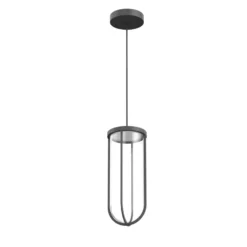 Flos In Vitro Hanglamp LED Ø18 Outdoor Antraciet