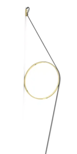 Flos Wirering Wandlamp LED Grijs/goud