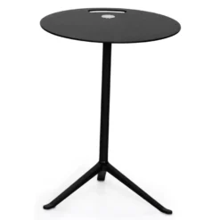 Fritz Hansen Little Friend Verstelbare Bijzettafel Met Laminaat Tafelblad Zwart 45