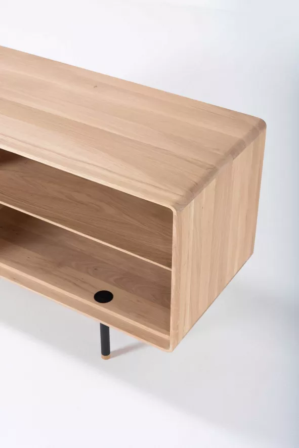 Gazzda Fina Dressoir Tv-meubel 150x45 Mushroom 4176 Whitewash 14 Gazzda Fina Dressoir Tv-meubel 150x45 Mushroom 4176 Whitewash - Afbeelding 14