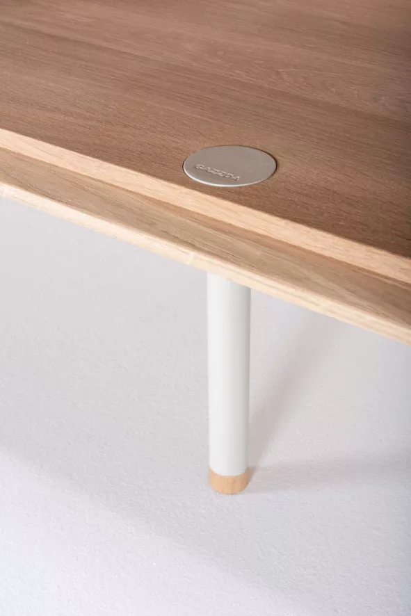 Gazzda Fina Dressoir Tv-meubel 150x45 Mushroom 4176 Whitewash 5 Gazzda Fina Dressoir Tv-meubel 150x45 Mushroom 4176 Whitewash - Afbeelding 5