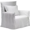 Gervasoni Ghost 04 Fauteuil Stof Natural Lino Bianco