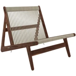 Gubi MR01 Initial Fauteuil Walnoot