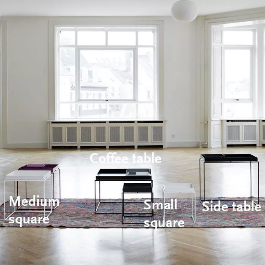 Hay Tray Salontafel Medium 40x40 Toffee 4 Hay Tray Salontafel Medium 40x40 Toffee - Afbeelding 4