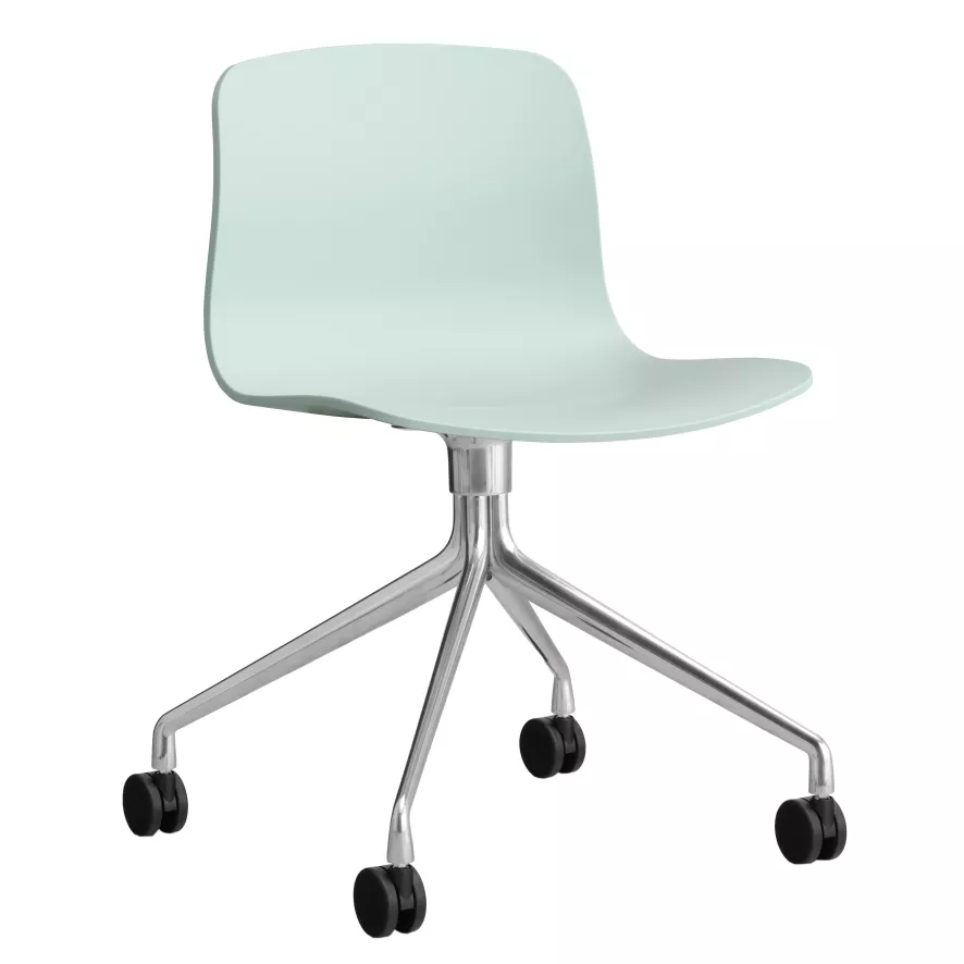 Hay AAC14 Bureaustoel Aluminium Onderstel Dusty Mint 1 Hay AAC14 Bureaustoel Aluminium Onderstel Dusty Mint