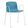Hay AAC18 Stoel Wit Onderstel Azure Blue