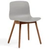 Hay About A Chair AAC12 Stoel Met Walnoot Onderstel Concrete Grey