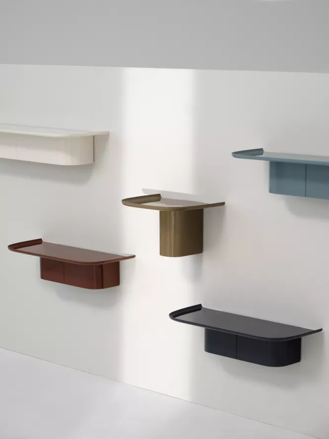 Hay Korpus Shelf Wandplank 7 Haken Midnight Blue 3 Hay Korpus Shelf Wandplank 7 Haken Midnight Blue - Afbeelding 3