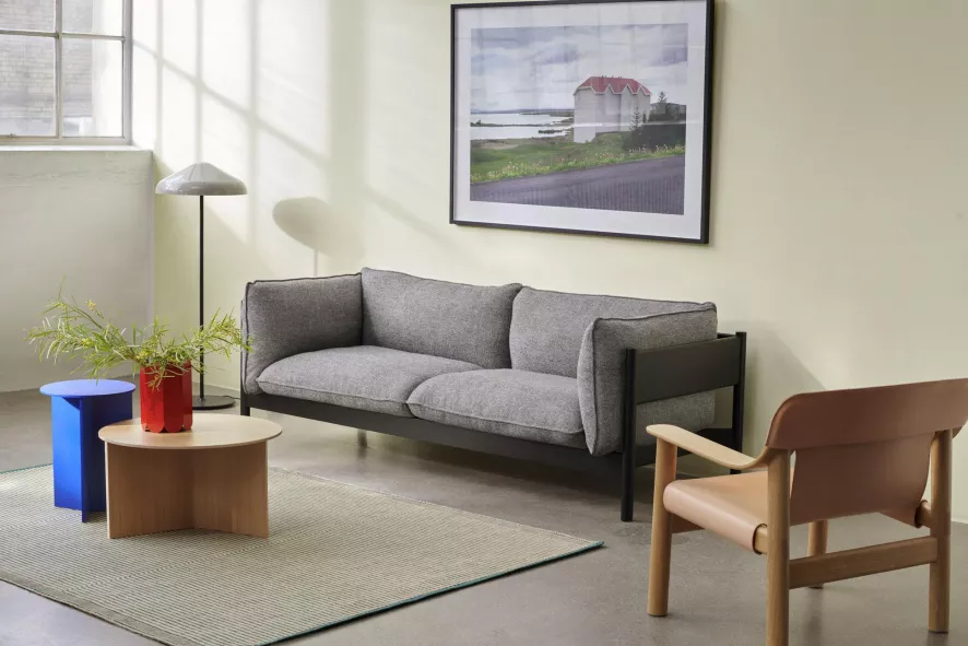 Hay Slit Wood Bijzettafel 65 Gelakt Eiken 2 Hay Slit Wood Bijzettafel 65 Gelakt Eiken - Afbeelding 2