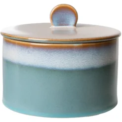 HKliving 70's Ceramic Koektrommel Voorraadpot Cookie Jar Dusk