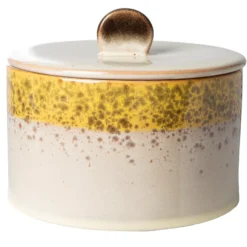 HKliving 70's Ceramic Koektrommel Voorraadpot Cookie Jar Autumn