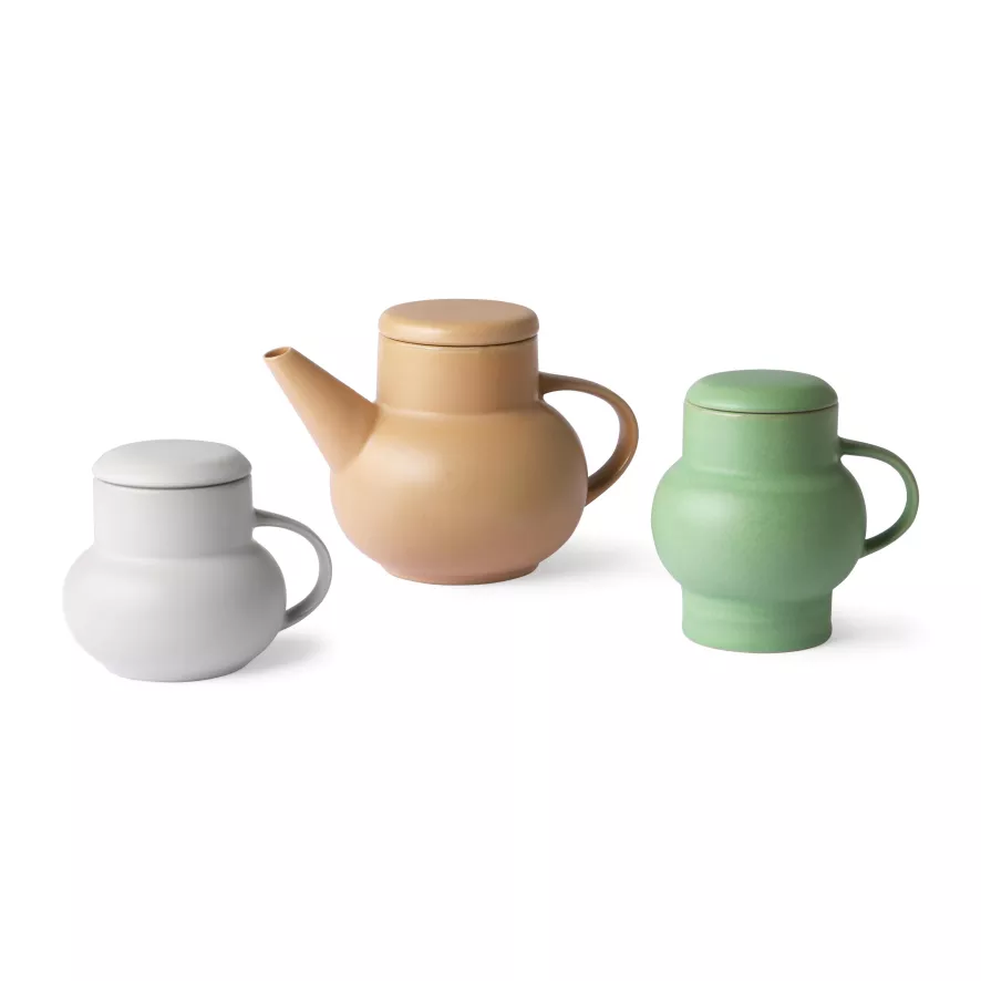 HKliving Ceramic Bubble Thee Mok L 5 HKliving Ceramic Bubble Thee Mok L - Afbeelding 5