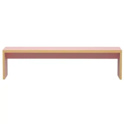 HKliving Dining Bench Eetbank 180 Roze