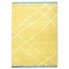 HKliving Hand Knotted Woolen Vloerkleed 180x280 Yellow