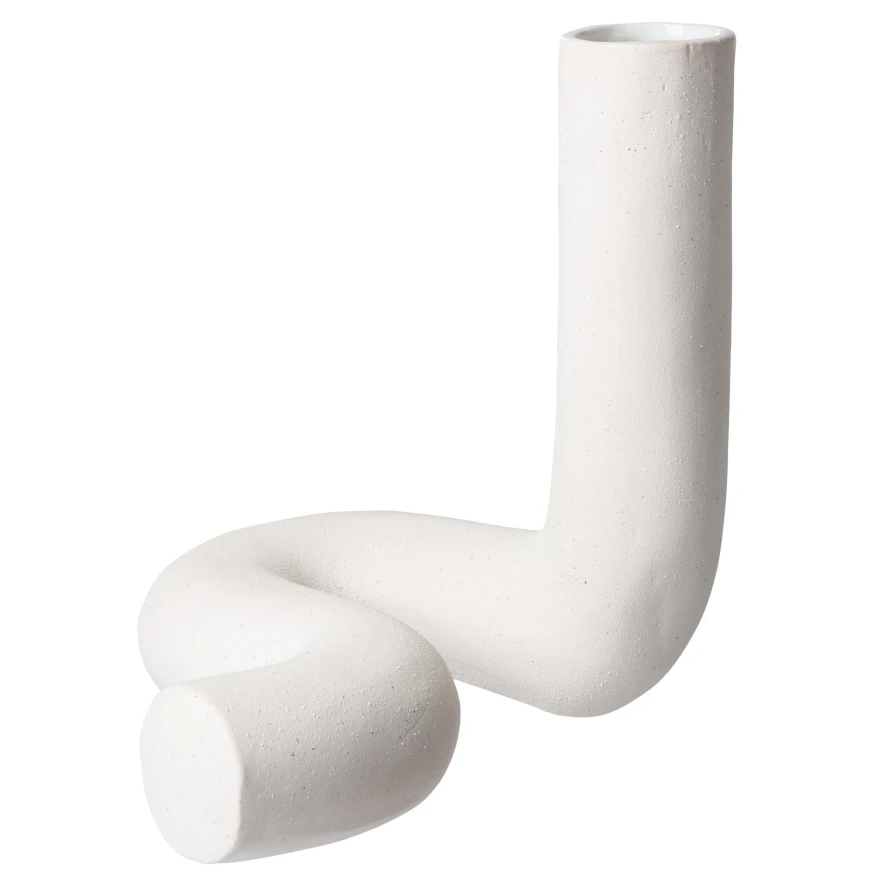 HKliving HK Objects Twisted Vaas, Glossy Olive 8 HKliving HK Objects Twisted Vaas, Glossy Olive - Afbeelding 8