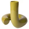 HKliving HK Objects Twisted Vaas, Glossy Olive