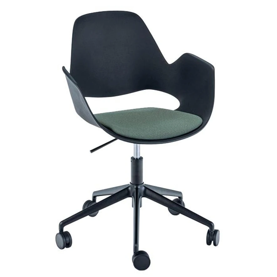 Houe Falk Bureaustoel Gestoffeerd Beige 2 Houe Falk Bureaustoel Gestoffeerd Beige - Afbeelding 2